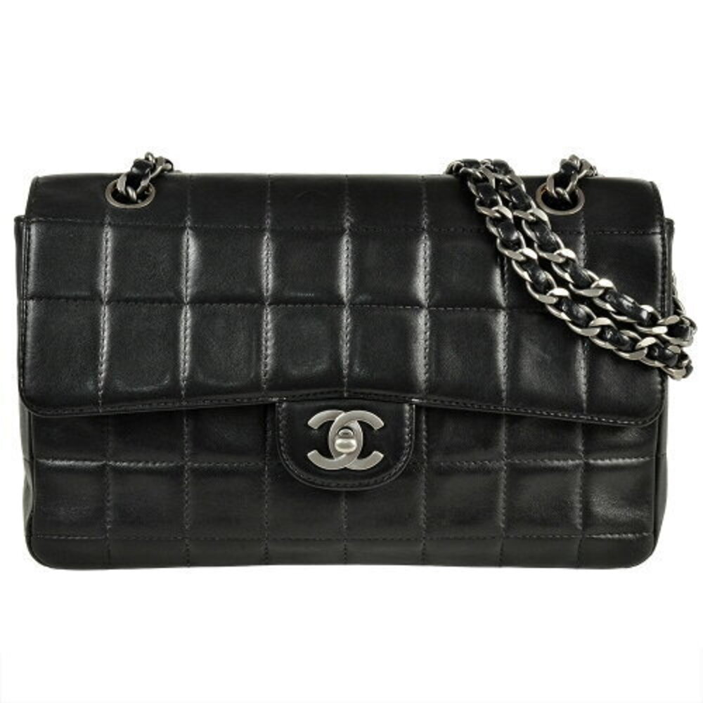 Chanel Black Chocobar Bag Matte Shoulder Chain - Picture 2 of 6